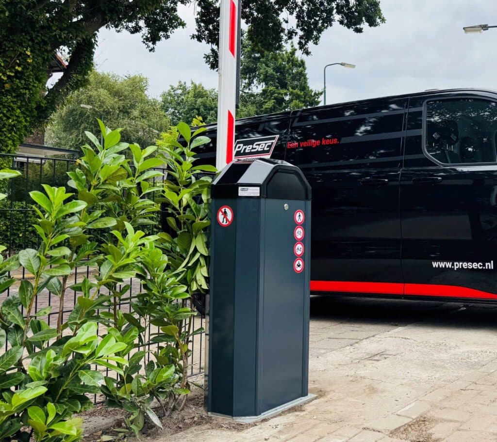Slagboom beveiliging terrein