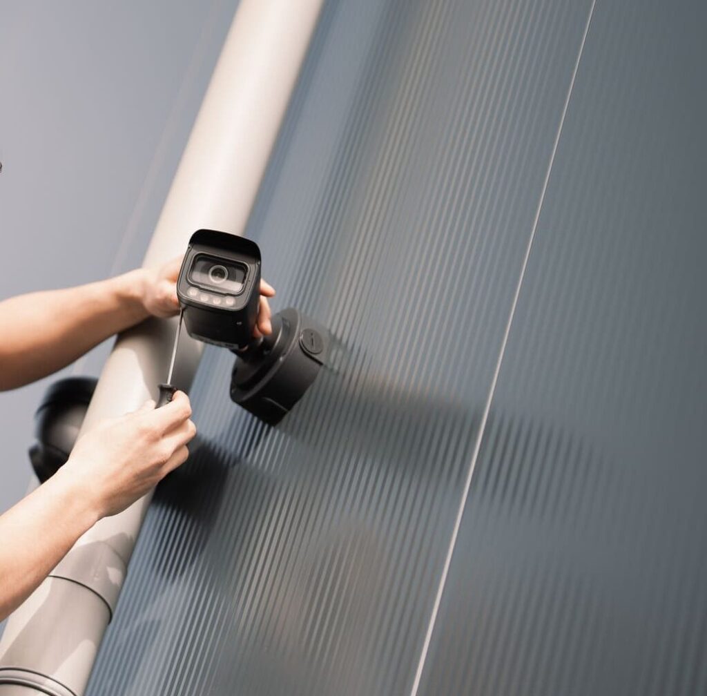 Installatie beveiligingscamera
